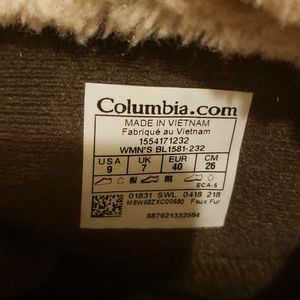 Columbia winter snow boots